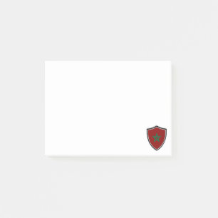 Kennzeichnungen Marokkos Post-it Klebezettel