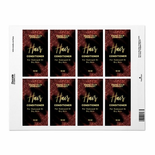 Kennzeichnungen von Windgekehrten Glitzer für Blac (Vorne)