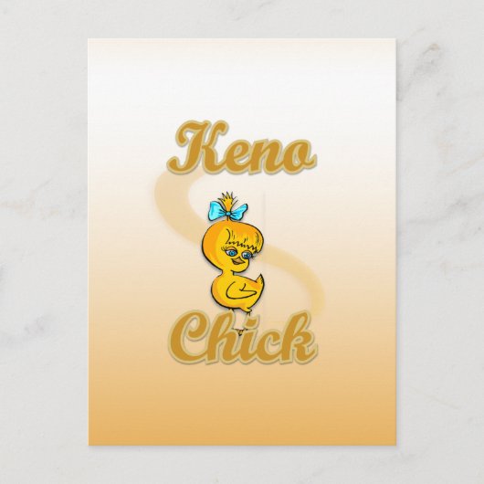 Keno Chick Postkarte (Vorderseite)