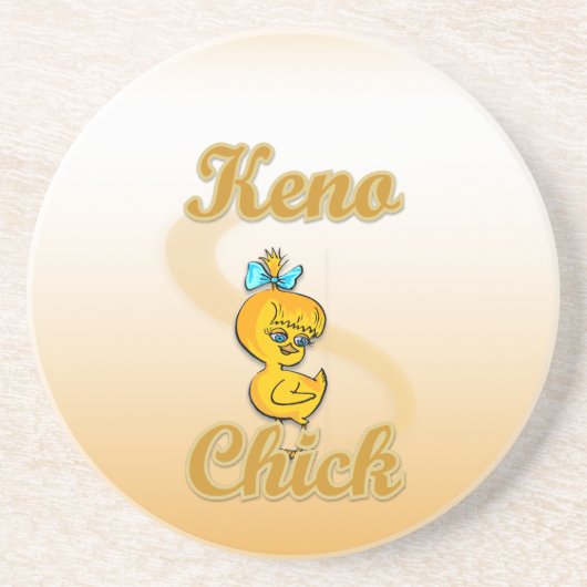 Keno Chick Sandstein Untersetzer (Vorne)