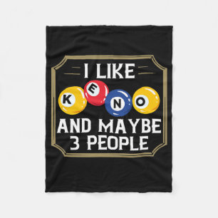 Keno Game Player Spielautomaten Casino  Fleecedecke