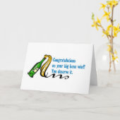 Keno-Karten: Herzlichen Glückwunsch zu Ihrem große Karte (Gelbe Blume)