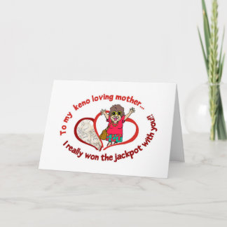 Kenokarten: Mitteilung zu meiner liebevollen Karte