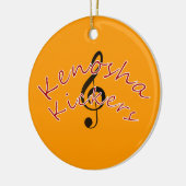 Kenosha Kicker Keramikornament (Links)