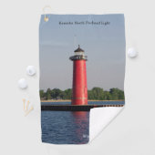 Kenosha North Pierhead Golf Handtuch (Insitu)