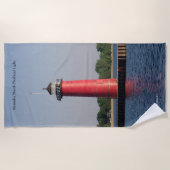 Kenosha North Pierhead Leichtes Handtuch (Vorderseite)
