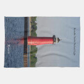 Kenosha North Pierhead Light Küchentuch (Horizontal)