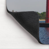 Kenosha North Pierhead Light Mousepad (Ecke)