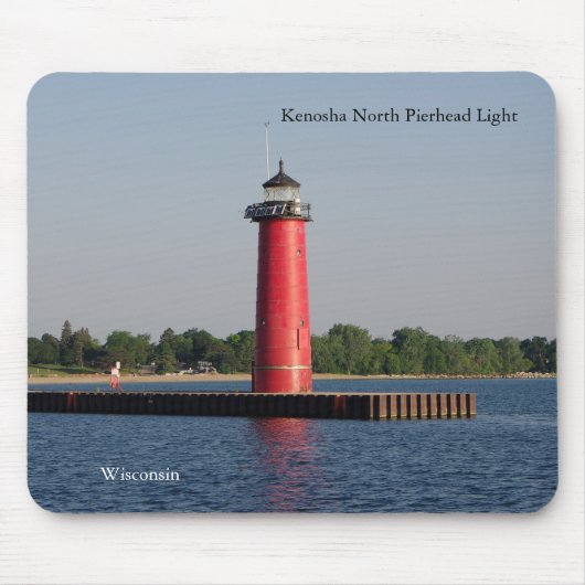 Kenosha North Pierhead Light Mousepad (Vorne)