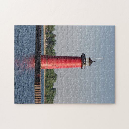 Kenosha North Pierhead Light Puzzle (Horizontal)