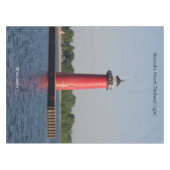 Kenosha North Pierhead Light tablecloth Tischdecke (Vorderseite (Horizontal))