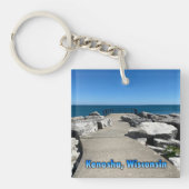 Kenosha, Wisconsin am See Michigan Schlüsselanhänger (Vorderseite)