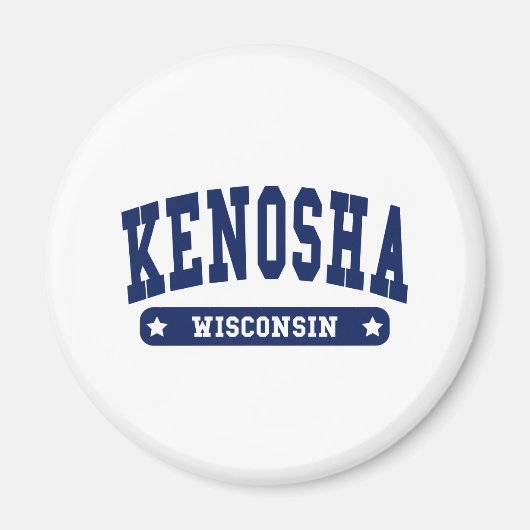 Kenosha Wisconsin Uni Style T Shirts Magnet (Vorne)