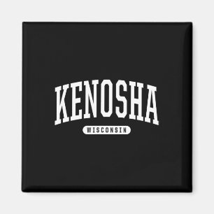 Kenosha Wisconsin Urlaub College Style Wi Usa Te Magnet