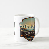 Kenosha, Wisconsin | VINTAG Kaffeetasse (VorderseiteRechts)