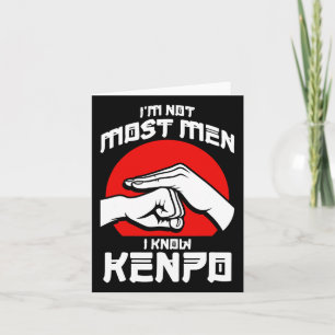 Kenpo Aggressive Selbstverteidigung Karate Martial Karte