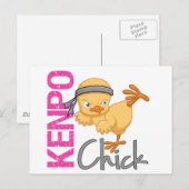 Kenpo Chick Postkarte (Vorne/Hinten)
