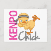 Kenpo Chick Postkarte (Vorderseite)