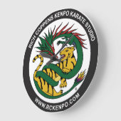 Kenpo Clock Große Wanduhr (Winkel)