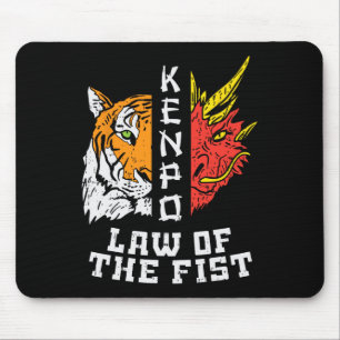 Kenpo Gesetz des ersten Tigerdrachen Kempo Karate  Mousepad