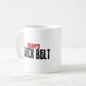 Kenpo Gürtel-Karate Kaffeetasse (Vorderseite Links)