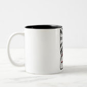 Kenpo-Karate-3D Zweifarbige Tasse (Links)