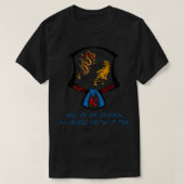 Kenpo Karate Blue Belt Sprichwort T-Shirt (Design vorne)