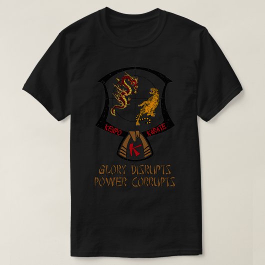 Kenpo Karate Brown Sprichwort T-Shirt (Design vorne)