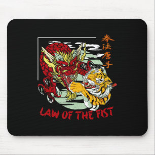 Kenpo Karate Chinesische Schriftzeichen-Gesetz Mousepad