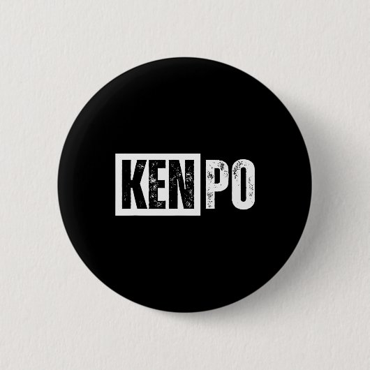 Kenpo Karate erschüttert Button (Vorderseite)