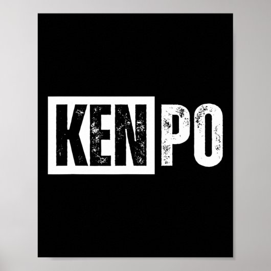Kenpo Karate erschüttert Poster (Vorne)