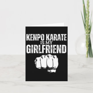 Kenpo Karate ist meine Freundin Funny American Ken Karte