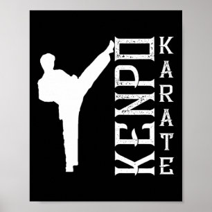 Kenpo Karate Japan Verteidigungsstreitkräfte Marti Poster
