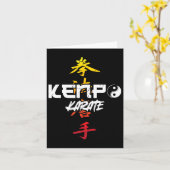 Kenpo Karate Karate Karte (Gelbe Blume)