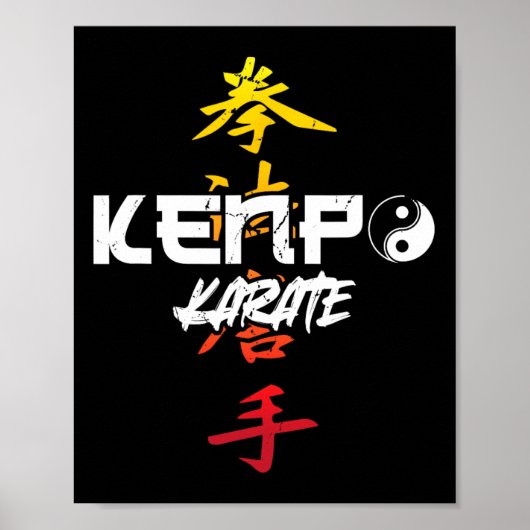 Kenpo Karate Karate Poster (Vorne)