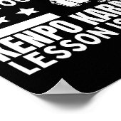 Kenpo Karate Lesson für Freier Coach Funny America Poster (Ecke)