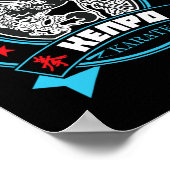 Kenpo Karate Martial Artist Poster (Ecke)