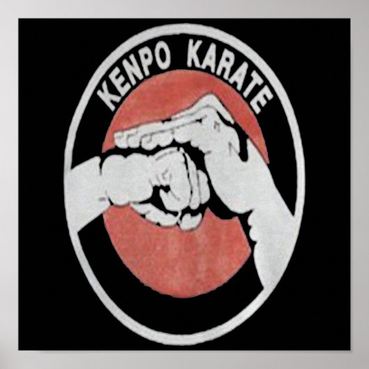 Kenpo Karate Martial Arts Custom Gift Poster (Vorne)