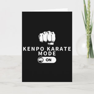 Kenpo Karate Modus Ein Lustiger Amerikanischer Ken Karte