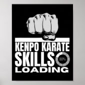 Kenpo Karate Skills Loading Funny American Kenpo 2 Poster (Vorne)
