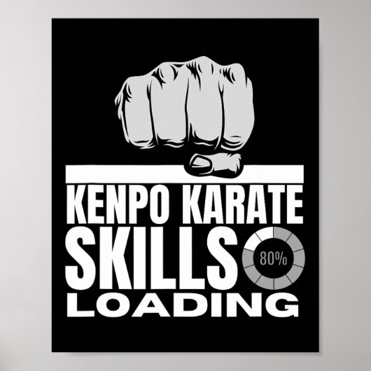 Kenpo Karate Skills Loading Funny American Kenpo 2 Poster (Vorne)