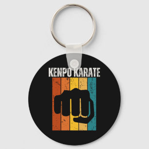 Kenpo Karate Vintag Retro 70er Design Funny Americ Schlüsselanhänger