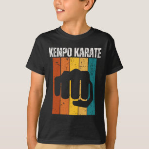 Kenpo Karate Vintag Retro 70er Design Funny Americ T-Shirt