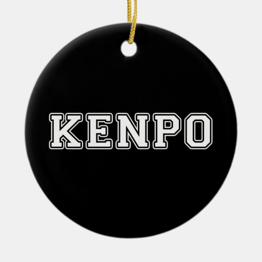 Kenpo Keramik Ornament (Vorne)