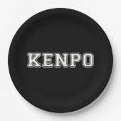Kenpo Pappteller (Vorderseite)