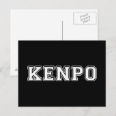 Kenpo Postkarte (Vorne/Hinten)