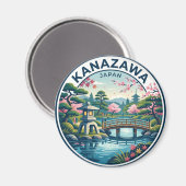 Kenroku-en Garten Japan Magnet (Vorderseite/Rückseite)