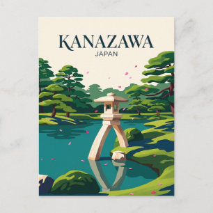 Kenroku-en-Garten Japan Postkarte