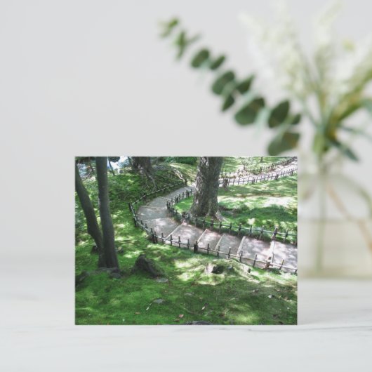 Kenrokuen Garden: Kanazawa, Japan Postkarte (Stehend Vorderseite)