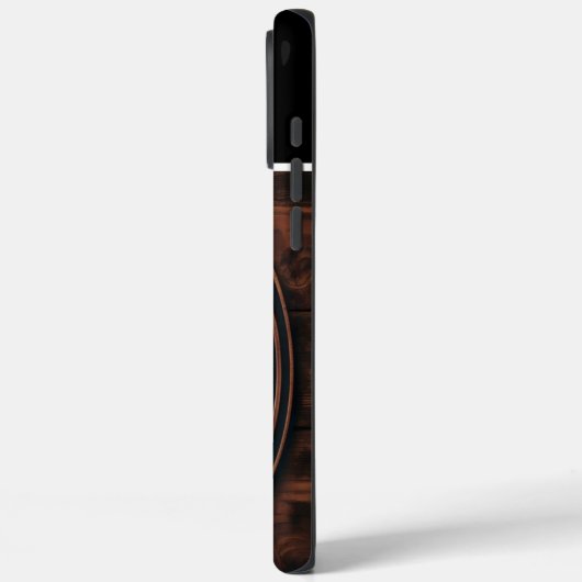 Kens Elch-Holzschild Case-Mate iPhone Hülle (Rückseite / Links)